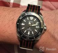 img 1 attached to Seiko Prospex Samurai SRPB51: Stainless Steel Automatic Dive Watch - 200m Water Resistance review by Shawna Lamb