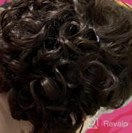 img 1 attached to Get Effortlessly Stylish With SWACC Blonde Mixed-27T613# Short Messy Curly Bun Extension - Easy-To-Stretch Hair Combs Clip For Chignon Tray, Ponytail, And Scrunchie Hairpieces review by Jennifer Hirsch