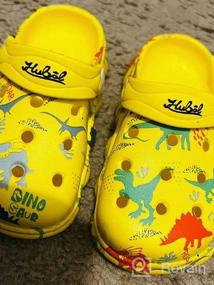 img 5 attached to Dinosaur Cartoon Sandals Toddler Numeric_10 Boys' Shoes in Clogs & Mules