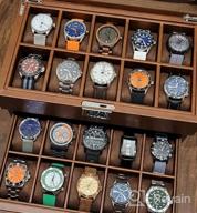 img 1 attached to Keep Your Precious Watches Safe And Organized With ROTHWELL 20 Slot Leather Watch Box - Stylish And Secure Luxury Watch Display Case For Men And Women review by Charles Thomas