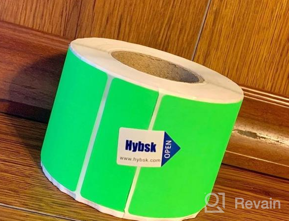 img 1 attached to Hybsk 2X3 Inch Color-Code Labels Fluorescent Green Sticker Rectangle 300 Labels Per Roll (Fluorescent Green) review by Candace Ramirez