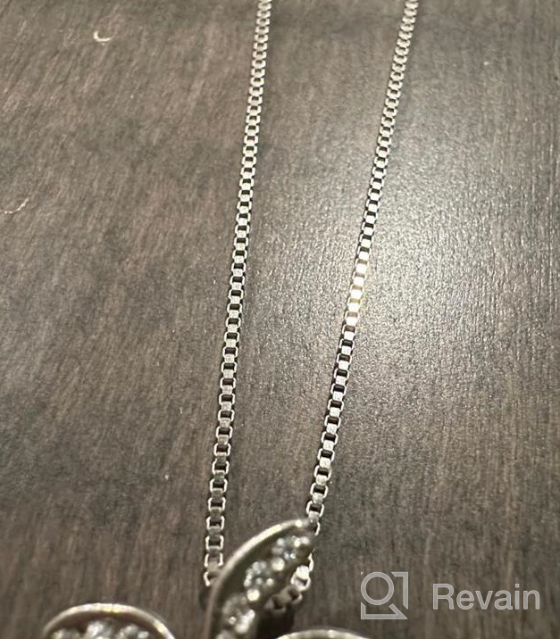 img 1 attached to Sterling Italian Necklace Pendants Accessories review by Tay Cassanova