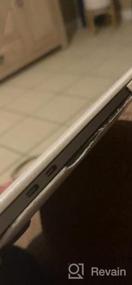 img 6 attached to Стильный блестящий пластиковый жесткий чехол для MacBook Pro 13 дюймов (совместим с моделями 2022-2016 гг.) с дополнительной крышкой клавиатуры и защитной пленкой для экрана черного цвета от Anban
