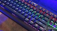 img 1 attached to MechanicalEagle Z-77 75% Mechanical Keyboard Aluminium Panel Clicky Blue Switches Rainbow LED Backlit N-Key Rollover 87-Key Tenkeyless Hot Swappable Spare Switches Included review by Philip Breeze