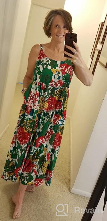 img 1 attached to Flaunt Your Summer Style With YESNO Women'S Bohemian Floral Maxi Dress review by Brett Zhu
