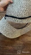 img 1 attached to Portable UPF 50+ Straw Sun Bucket Hats With Lanyard For Women - Perfect For Summer Beach, Fishing, Safari And Garden Activities review by Chris Lemm