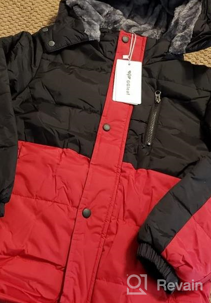 img 1 attached to 👦 GGleaf Boys' Hooded Quilted Outerwear in Blackish: Stylish Jackets & Coats for Your Little Gentleman review by Jon Dunn