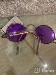 img 7 attached to Ощутите винтажный шик с солнцезащитными очками SunnyPro с маленькими цветными линзами в стиле хиппи