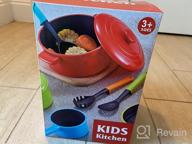 картинка 1 прикреплена к отзыву Get Your Little Chef Ready To Cook With GILOBABY Kitchen Playset – Perfect Birthday Gift For Kids Age 2-5! от Nick Walker