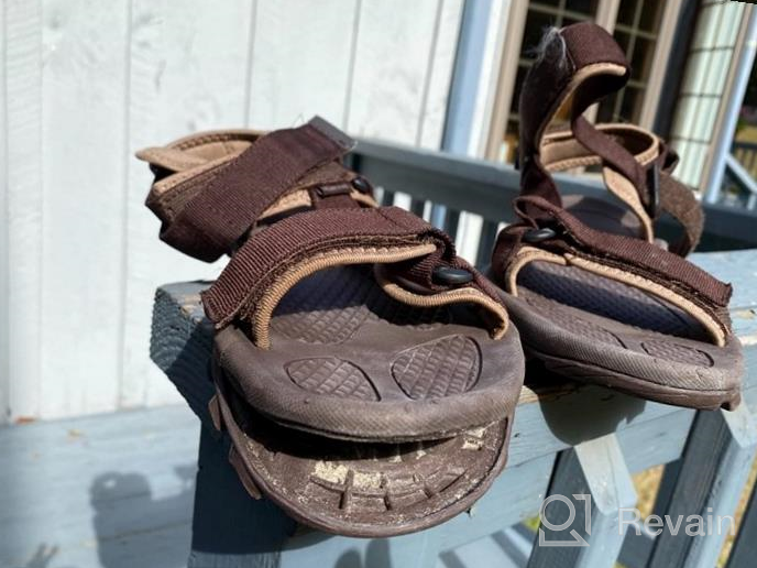 img 1 attached to NORTIV Men's Lightweight Comfort Outdoor Sandals review by Bryan Aleman