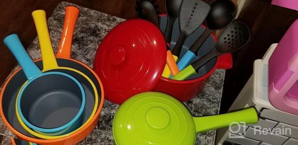 img 1 attached to Get Your Little Chef Ready To Cook With GILOBABY Kitchen Playset – Perfect Birthday Gift For Kids Age 2-5! review by Zac Pewitt