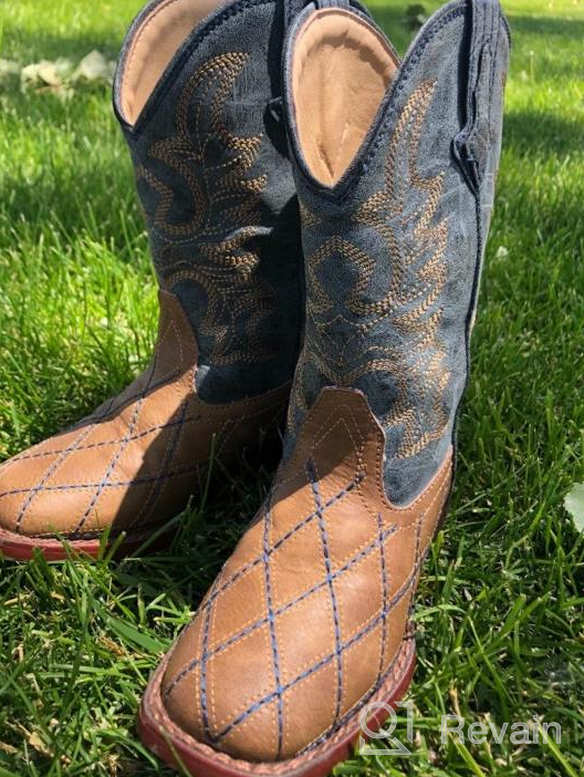 img 1 attached to 👢 Roper Cross Cut Western Boot: Classic Style meets Superior Durability review by Glenn Cartwright