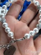 img 1 attached to LParkin Flower Girl Pearl Bracelet - Flowergirl Gift Jewelry for Better SEO review by Paul Powell