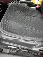 img 1 attached to Tsumbay Breathable Car Seat Cushion With Memory Foam For Home/Office/Car Use - Non-Slip And Comfortable, Universal Fit Mesh Fabric Seat Pad With Anti-Slip Bottom - 1Pcs review by Ken Ayo