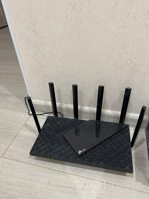 img 1 attached to WiFi router TP-LINK Archer AX73, black review by Phurichaya Dhcana ᠌