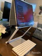 img 1 attached to Improve Your Laptop Experience With Our Adjustable, Lightweight And Ergonomic Laptop Stand. review by Benjamin Michels