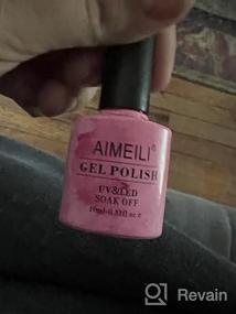 img 8 attached to AIMEILI Soak Off U V LED Nude Gel Nail Polish - Eur So Chic (032) 10Ml