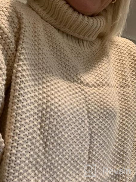 img 1 attached to 👗 Cozy and Stylish: YEXIPO Women's Turtleneck Oversized Sweaters for a Fashionable Winter Look review by Jeremy Lunn