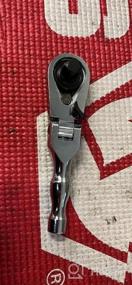 img 5 attached to 84 Tooth Locking Flex Head Teardrop Ratchet Set - GEARWRENCH 3 Piece With 1/4", 3/8" And 1/2" Drive - Model 81276A-07