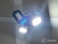 img 1 attached to 2-Pack GHUSTAR LED Garage Light 60W - 6000LM 6500K Deformable Ceiling Lights, Adjustable Multi-Position Panels & More! review by Andrew Dickens