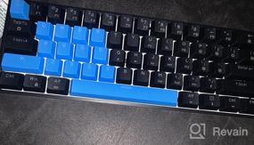 img 6 attached to Улучшите свою игру на клавиатуре с помощью набора резиновых колпачков Ducky'S из 31 предмета с подсветкой, совместимого с клавиатурами Ducky и MX; Поставляется в синем