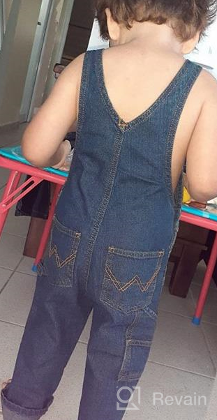 img 1 attached to SEO-Optimized: Toddler 👶 Boys' Wrangler Authentics Overall review by Solomon Baron
