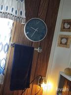 картинка 1 прикреплена к отзыву Rose Gold 13 Inch Silent Non-Ticking Quartz Sweep Battery Operated Wall Clock Decorative Home Office Clocks от Marc Burke