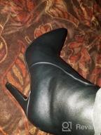 img 1 attached to Classy And Chic: IDIFU Women'S High Heel Pointed Toe Ankle Boots review by Coby Hall