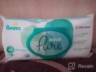 img 1 attached to Pampers Aqua Pure Wipes: Four-Pack for Gentle and Effective Baby Care review by Ada Socha ᠌