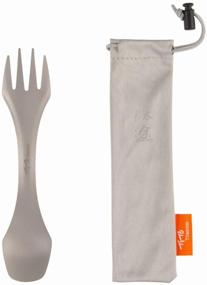 img 3 attached to Catch titanium Spork SQ (spoon-fork 2 in 1) + case.