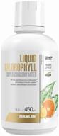 maxler liquid chlorophyll super concentrated vial, 450 ml, citrus logo
