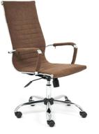 computer chair tetchair urban office, upholstery: textile, color: brown 6 logo