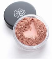 kristall minerals matte mineral blush, b107 peach logo