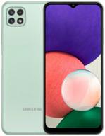 samsung galaxy a22s 5g smartphone 4/64 gb, dual nano sim, mint логотип