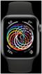 smart watch / smart watch / fitness bracelet / display 45 mm, heart rate monitor, calls from watch, phone app, black logo