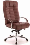 executive computer chair everprof atlant al m, upholstery: imitation leather, color: brown логотип