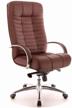 executive computer chair everprof atlant al m, upholstery: imitation leather, color: brown logo