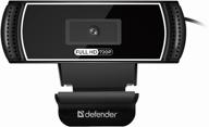 webcam defender g-lens 2597 hd720p, black logo