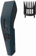 hair clipper philips hc3505/15 series 3000, blue logo