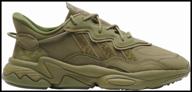 adidas originals ozweego men's sneakers olive, size 40 eu logo