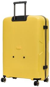 img 4 attached to Robinzon suitcase, polypropylene, 106 l, size L, Sunflower Yellow