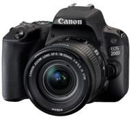 📷 black canon eos 200d kit with ef-s 18-55mm f/4-5.6 is stm lens логотип