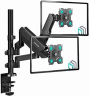 onkron g140 monitor mount 13"-32" desktop, 2 x 8 kg, gas lift, steel, black logo