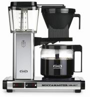 кофеварка капельная moccamaster kbg741 select, серебристый логотип