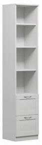img 4 attached to Bookcase SWEDISH STANDARD Sirius, material: chipboard, WxDxH: 39.2x34.8x190 cm, white