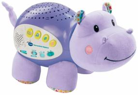 img 3 attached to Interactive Educational Toy VTech Music Projector Starry Sky Vtech «Hippo» 80-180926, purple