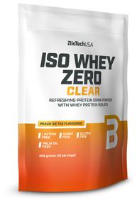 img 4 attached to BiotechUSA Iso Whey Zero Clear 454g peach ice tea