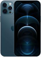 смартфон apple iphone 12 pro max 128 гб ru, nano sim+esim, тихоокеанский синий логотип