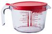 pyrex measuring jug 264p000/7046, 1000 ml, 2 pcs, red logo
