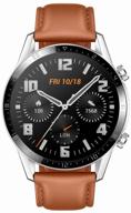 huawei watch gt 2 46mm: stylish brown pebble classic smart watch логотип